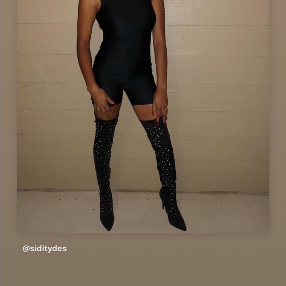 Thigh High BLING boots